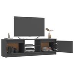 vidaXL Meuble TV Gris 120x30x35 5 cm Bois d'ingénierie
