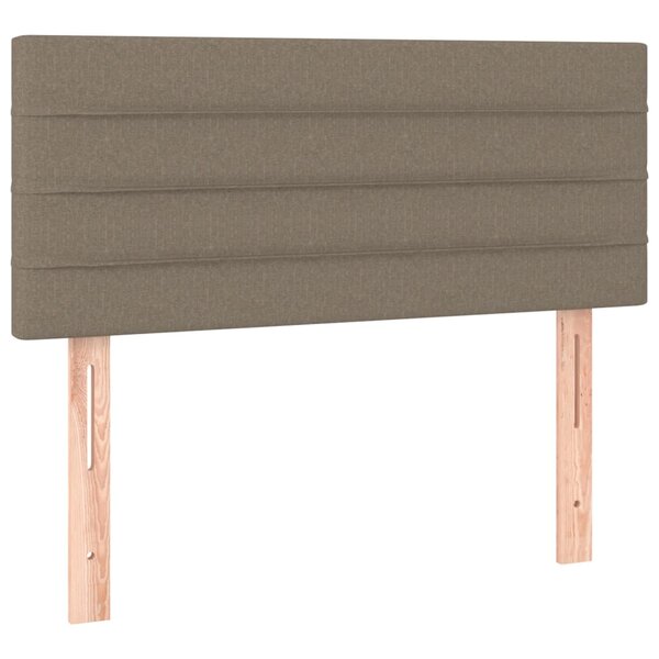 vidaXL Tête de lit Taupe 80x5x78/88 cm Tissu