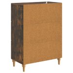 vidaXL Buffet Chêne fumé 66 x 34 5 x 90 cm Bois d'ingénierie