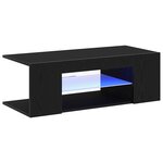 vidaXL Meuble TV Chêne noir 90 x 39 x 30 cm Bois d'ingénierie