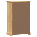 vidaXL Armoire à chaussures VIGO 60x35x96 cm bois massif de pin