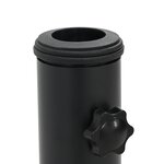 vidaXL Base de Parasol sur Roues pour poteaux de 37/42/52/58mm en Béton Jaune