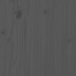 vidaXL Tête de lit Gris 166x4x100 cm Bois massif de pin