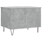 vidaXL Table basse Gris béton 60x44 5x45 cm Bois d'ingénierie