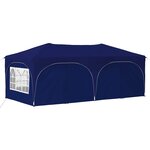 vidaXL Tente de fête pop-up 575 x 288 x 245 cm Bleu Tissu Oxford