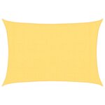 vidaXL Voile d'ombrage 160 g/m² Beige 3x5 m PEHD