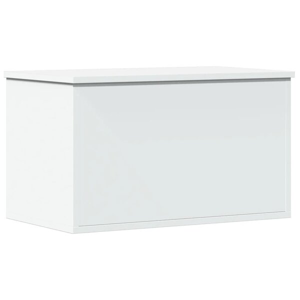 vidaXL Boîte de rangement blanc 60x35x35 cm bois d'ingénierie