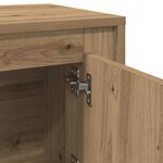 vidaXL Meuble TV Chêne artisanal 102 x 35 x 45 cm Bois d'ingénierie