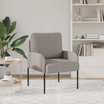 vidaXL Canapés avec coussin 55cm Taupe Contreplaqué