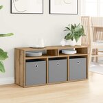 vidaXL Basboard 102 x 32 x 48 5 cm Chêne artisanal