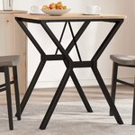vidaXL Pieds de table à manger cadre en Y 60x60x73 cm fonte