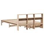 vidaXL Lit bibliothèque sans matelas 120x200 cm bois de pin massif