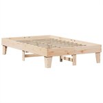 vidaXL Cadre de lit sans matelas 120x200 cm bois de pin massif