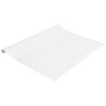 vidaXL Films pour fenêtre dépoli blanc PVC