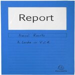 Paquet 100 Chemise à fenêtre FOREVER 22 x 31 cm Bleu Foncé x 4 EXACOMPTA