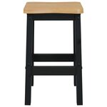 vidaXL Tabouret de bar haut EKAI 2 pc Noir 40 x 29 x 63 cm