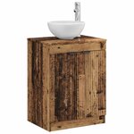 vidaXL Armoire de salle de bain Bois ancien 54 x 41 x 70 cm
