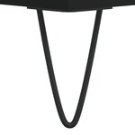 vidaXL Tables de chevet 2 Pièces noir 40x35x47 5 cm bois d’ingénierie