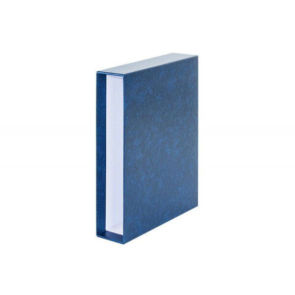 Boitier de protection pour Classeur Lindner élégant. Couleur - Bleu