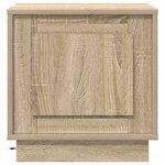 vidaXL Cabinet de chevet avec Chêne sonoma 44 x 34 5 x 45 cm