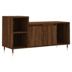 vidaXL Meuble TV Chêne marron 100x35x55 cm Bois d'ingénierie