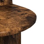 vidaXL Table de chevet Chêne Fumé 40 x 35 5 x 45 5 cm