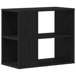 Buffet vidaXL noir en chêne 60x30x50 cm en bois composite