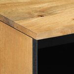 vidaXL Meuble TV marron 70x33x46 cm bois massif de manguier
