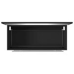 vidaXL Armoire de salle de bain avec miroir noir bois d'ingénierie