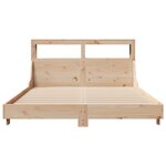 vidaXL Cadre de lit sans matelas 120x190 cm bois de pin massif