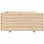 vidaXL Jardinière 110x110x49 5 cm bois de pin massif