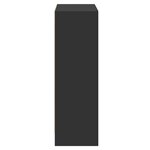 vidaXL Bibliothèque Noir 60x24x76 cm Bois d'ingénierie