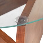 Vidaxl table basse 60 cm bois solide d'acacia