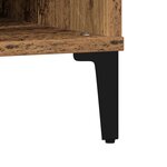 Table basse vidaXL en vieux bois 60x60x30 cm en bois reconstitué