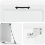 vidaXL Meuble TV mural Blanc 78 5 x 31 x 30 cm Bois d'ingénierie