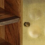 vidaXL Meuble TV Bois de manguier massif 120x30x45 cm