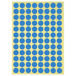 240 Étiquettes Bleu Ø 30