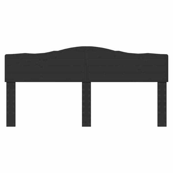 vidaXL Tête de lit Chêne noir 200 cm Bois d'ingénierie