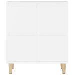 vidaXL Buffets 2 Pièces blanc 60x35x70 cm bois d'ingénierie