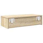 vidaXL Étagère murale avec tiroirs chêne sonoma bois d'ingénierie