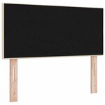 vidaXL Tête de lit avec tête de lit Crème 90 cm tissu