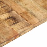 vidaXL Dessus de table bois de manguier solide 25-27 mm 140x60 cm