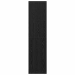 vidaXL Armoire Chêne noir 100 x 50 x 200 cm Bois d'ingénierie