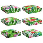 vidaXL Coussin 6 pc Tissu Oxford Multicolore 40 x 40 x 8 cm