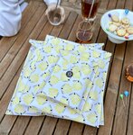 Trio pochettes cadeaux réutilisables Jaune Nice