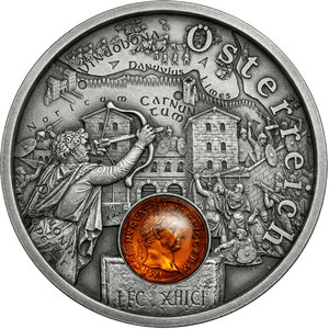 Monnaie AUSTRIA Amber Route Argent 1$ Niue 2026