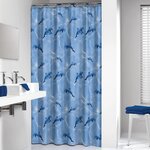 Sealskin Rideau de douche Delfino 180x200 cm Bleu