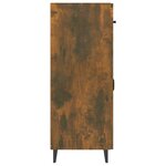 vidaXL Buffet chêne fumé 69 5x34x90 cm bois d'ingénierie