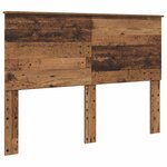 vidaXL Cadre de lit Bois ancien 150 x 200 cm Bois de pin massif