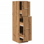 vidaXL Armoire d'apothicaire chêne artisanal bois d'ingénierie